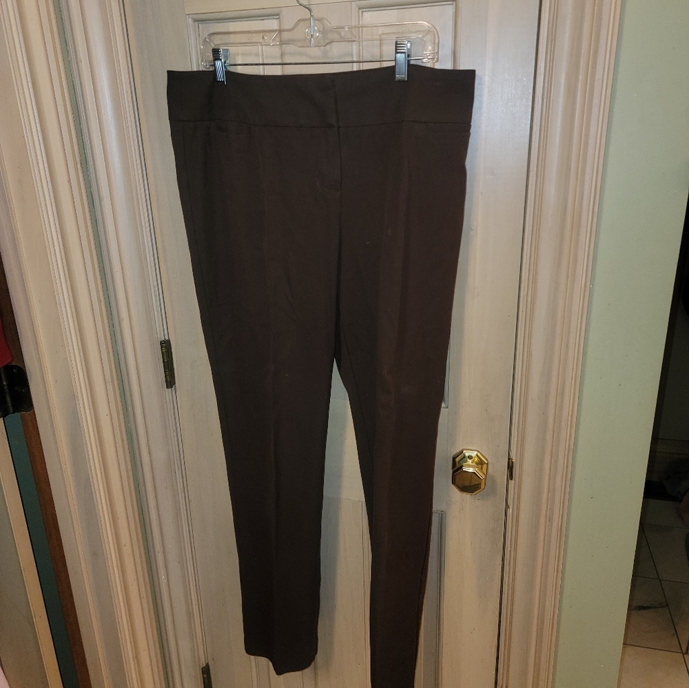 Misses sz 14 Yvos Brown Pants - Picture 5 of 7